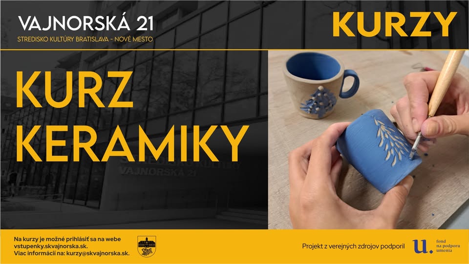 Kurz keramiky pre dospelých - utorkový termín