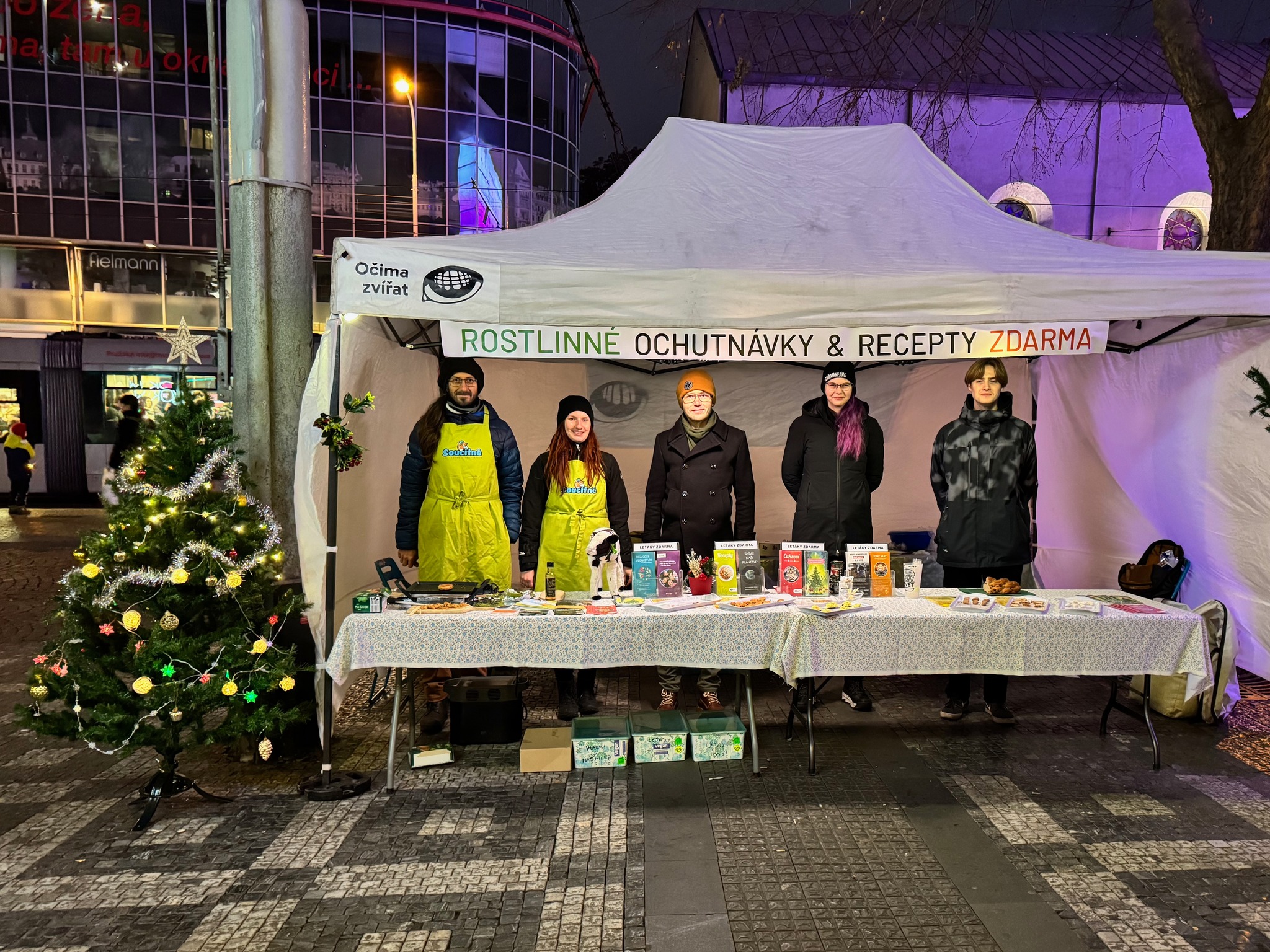 Vánoční veganské ochutnávky pro veřejnost