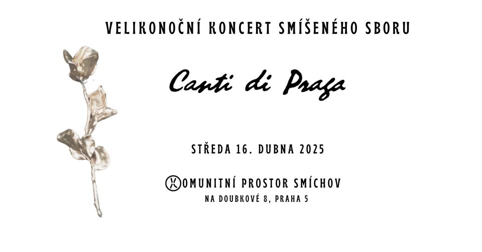 Velikonoční koncert Canti di Praga na Smíchově