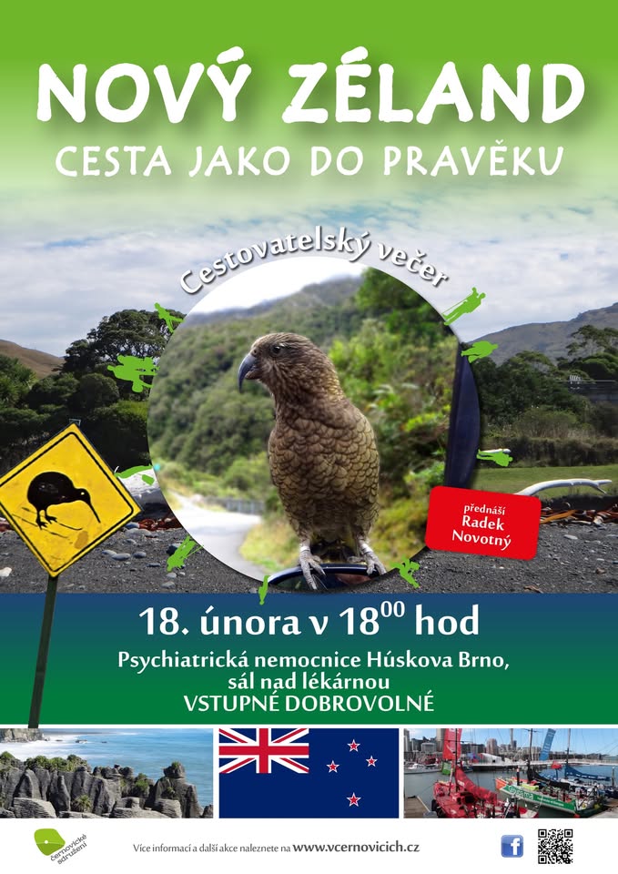 Cestovatelský večer: Nový Zéland – Cesta jako do pravěku
