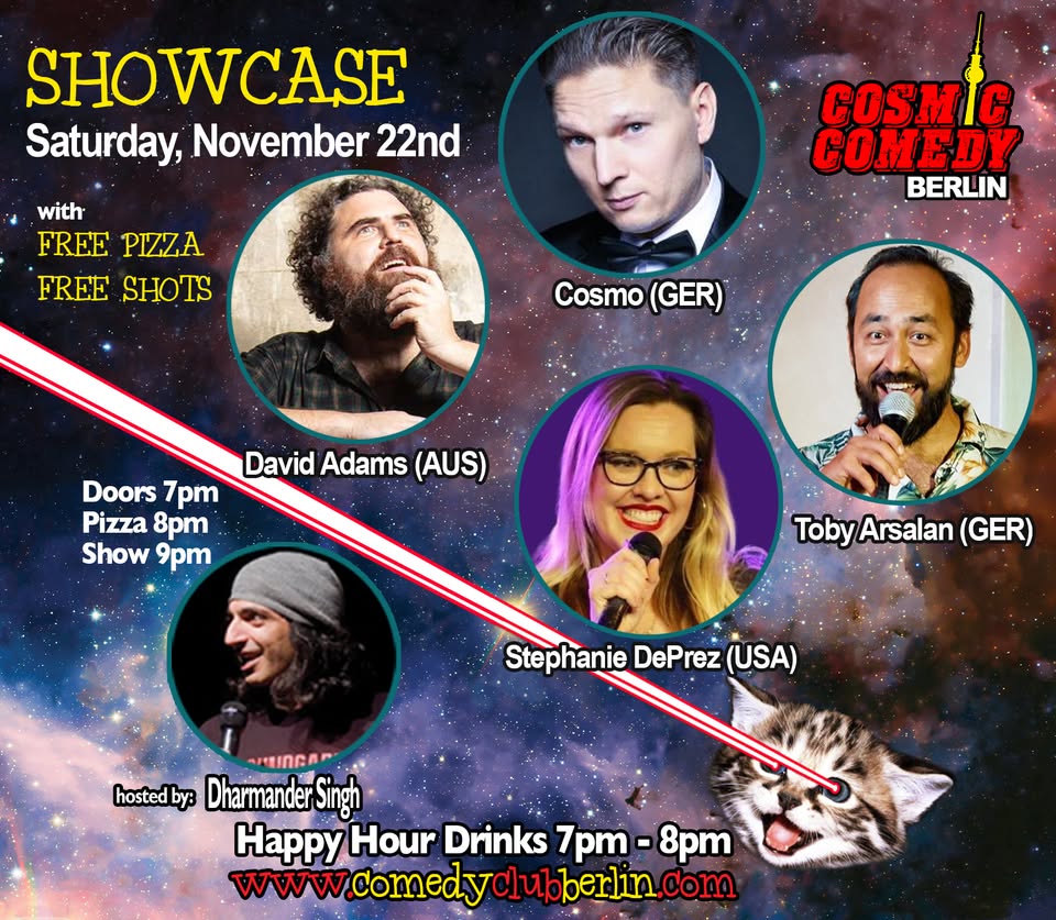 Cosmic Comedy Berlin SHOWCASE SATURDAY