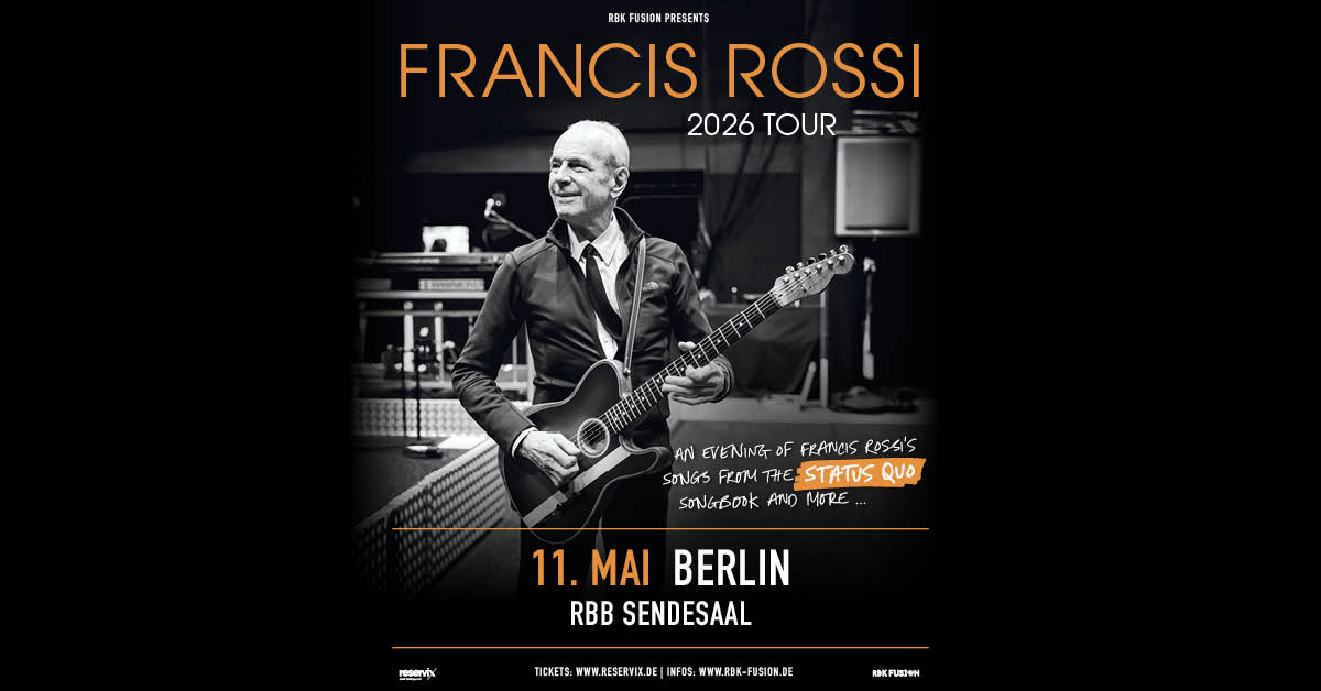 An Evening With Francis Rossi - 2026 Tour | Berlin