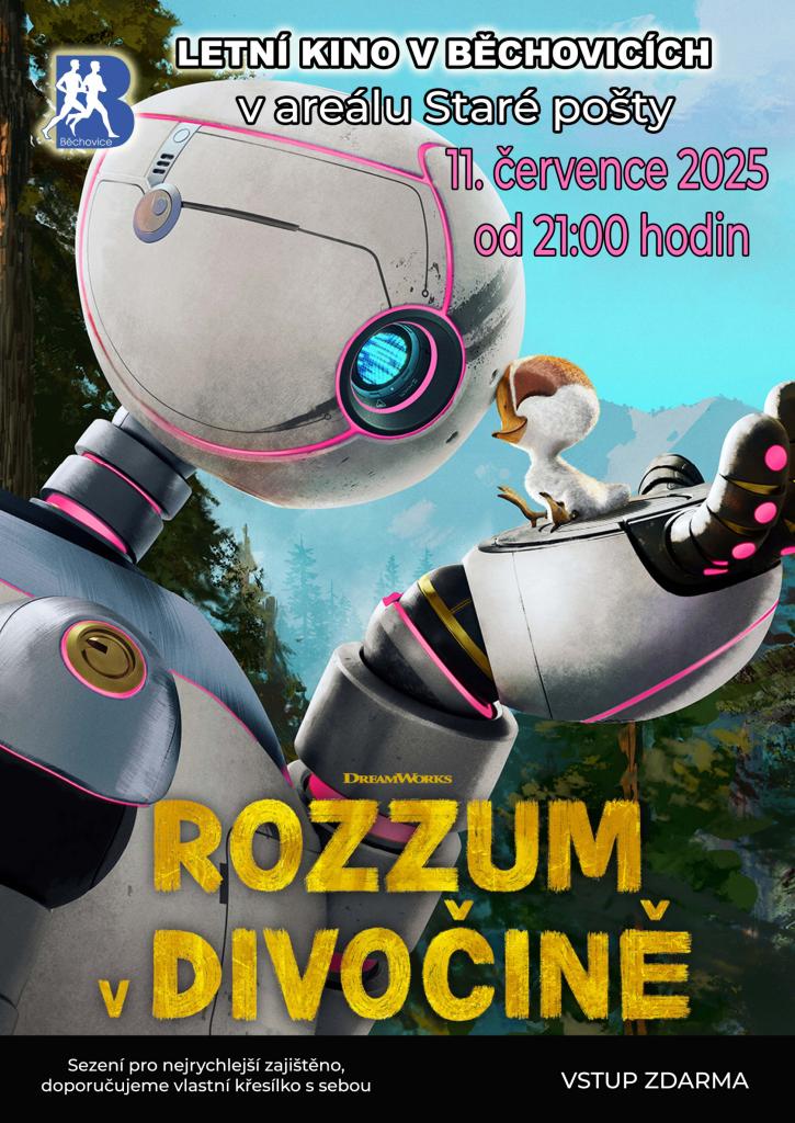 🎬 Letní kino v Běchovicích: Rozzum v divočině