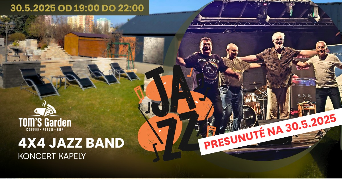 4x4 JAZZ BAND v TOM´S GARDEN