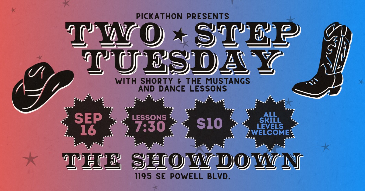 Two-Step Tuesday with Shorty and The Mustangs and Dance Lessons