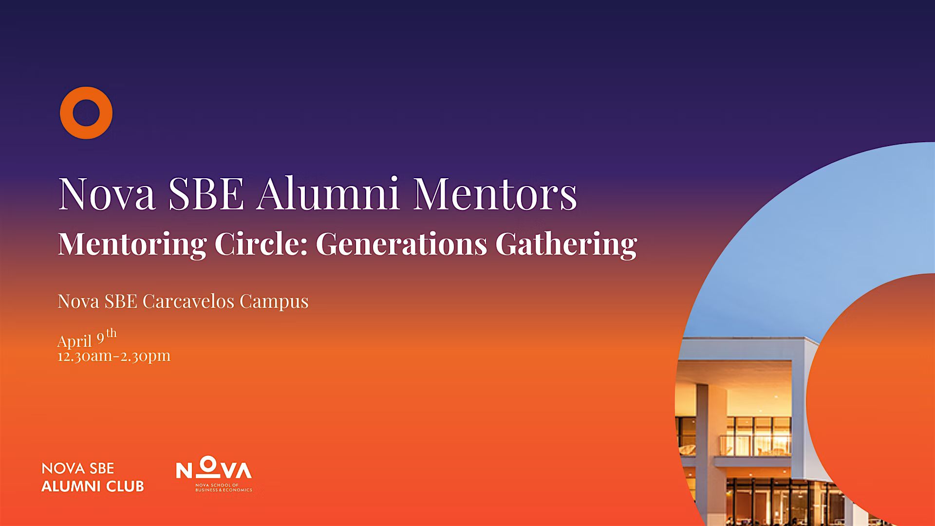 Nova SBE Alumni Mentors: Mentoring Circle- Generations Gathering