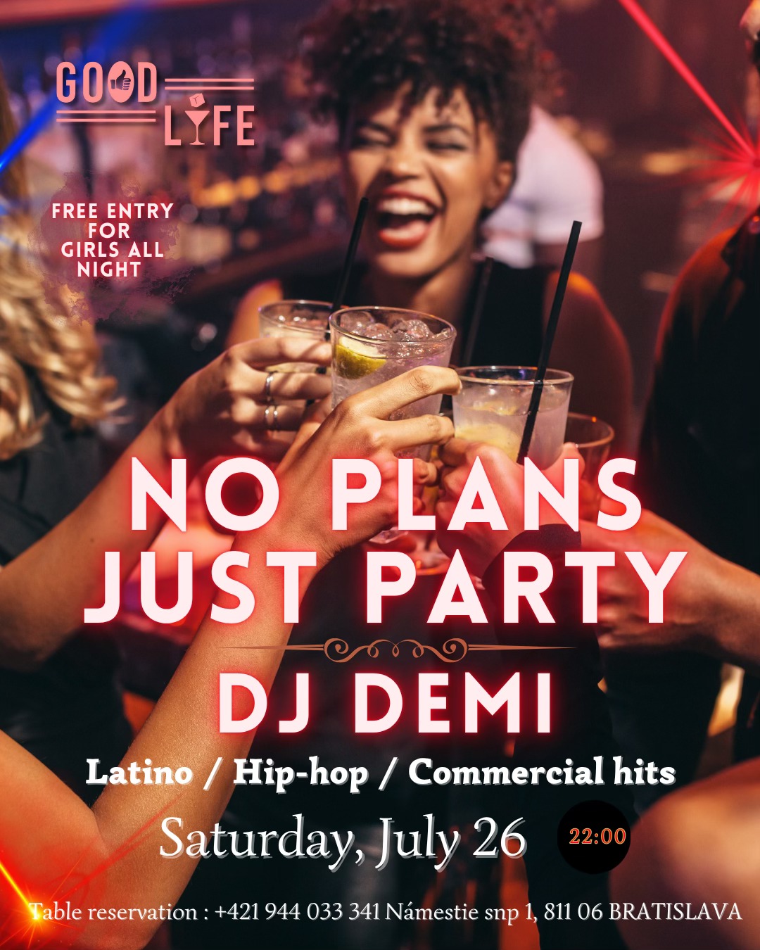 NO PLANS, JUST PARTY