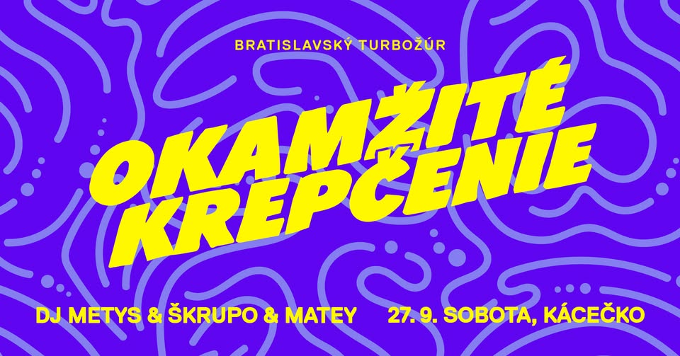 Okamžité krepčenie │ sobota 27. 9. │ 22:00