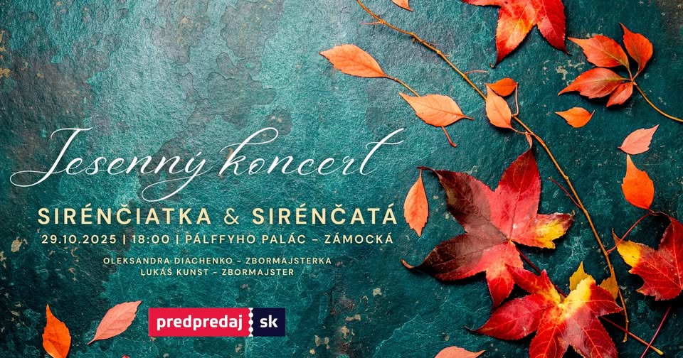Jesenný koncert - Sirénčiatka & Sirénčatá