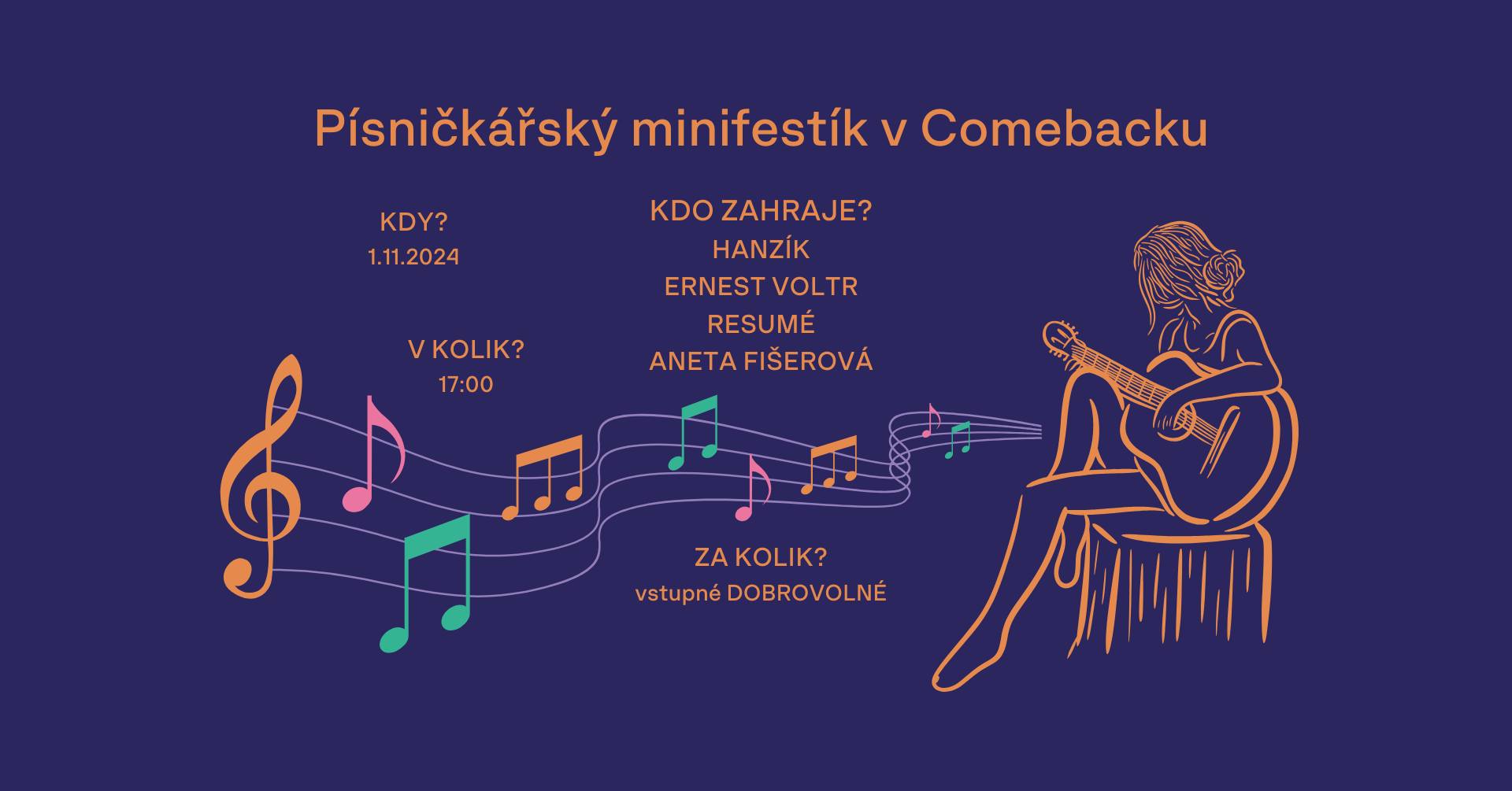 Písničkářský minifestík v Comebacku