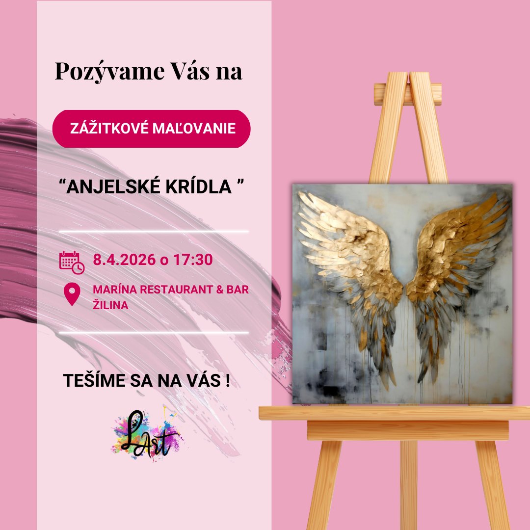 Zážitkové maľovanie- Anjelské krídla