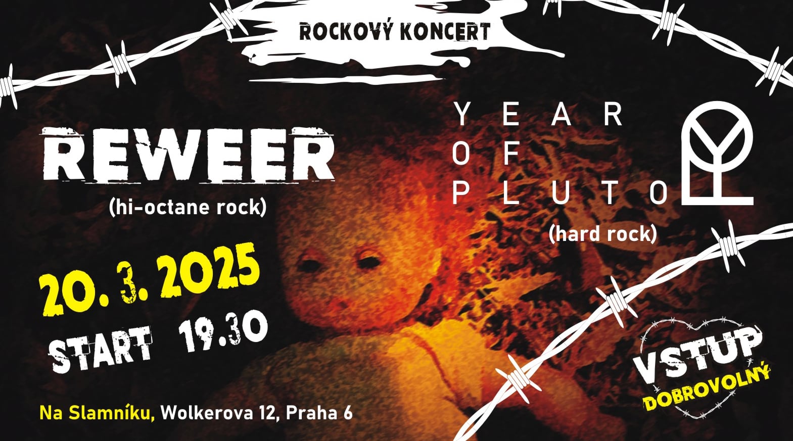 ! koncert ! reweer + year of pluto