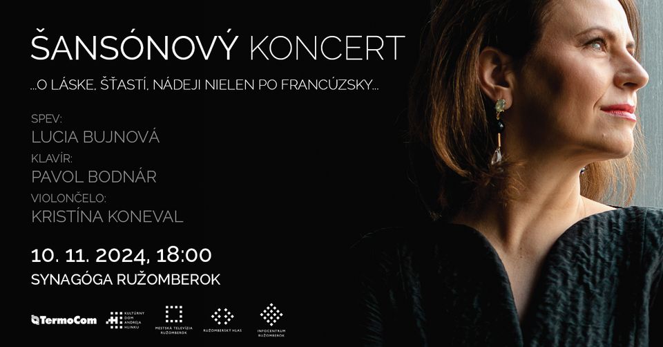 Šansónový koncert Lucia Bujnová