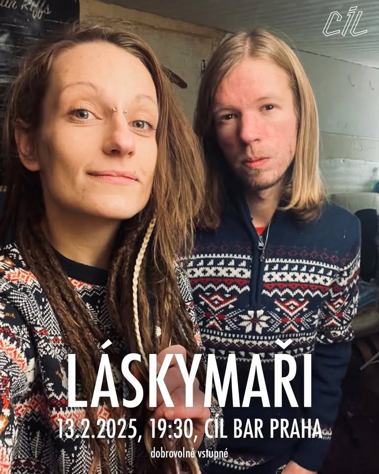 LÁSKYMAŘI | 13.2.2025, 19:30 | LIVE @CÍL BAR PRAHA