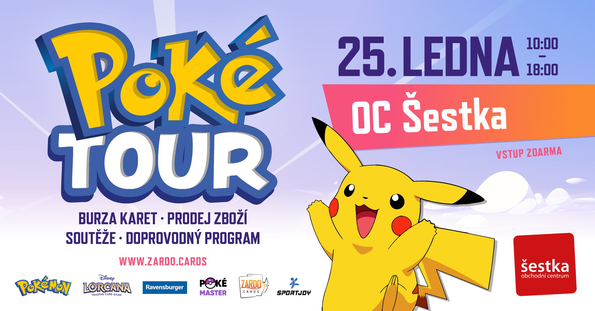 PokéTour Praha  - burza sběratelských karet Pokémon a Lorcana