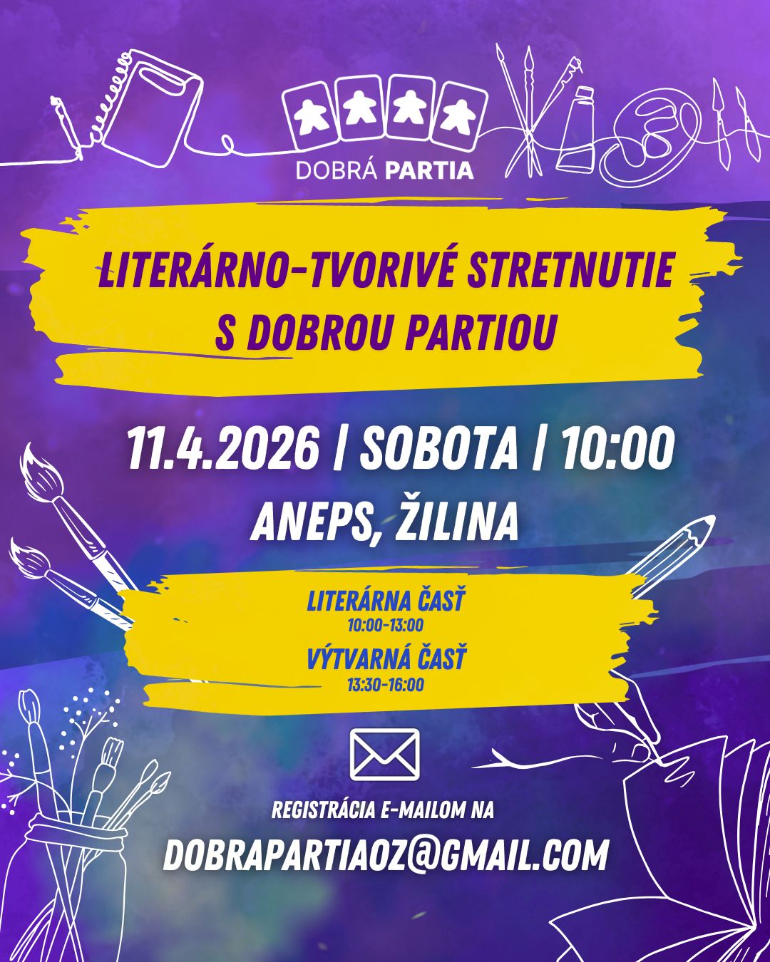 Literárno-tvorivé stretnutie s Dobrou partiou