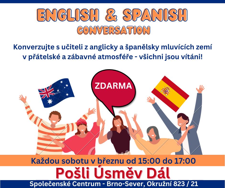 ENGLISH & SPANISH CONVERSATION - FREE EVENT!