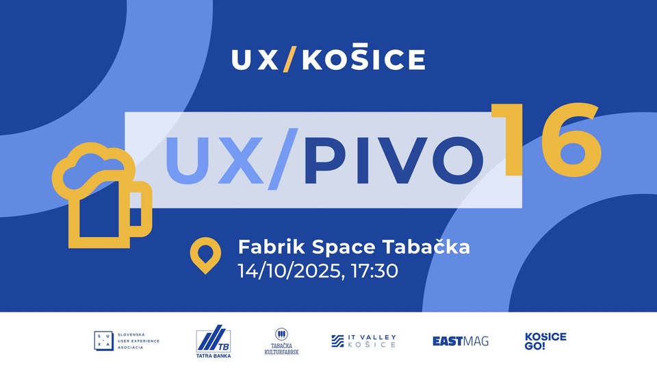 UX / PIVO #16 - Budovanie UX tímu