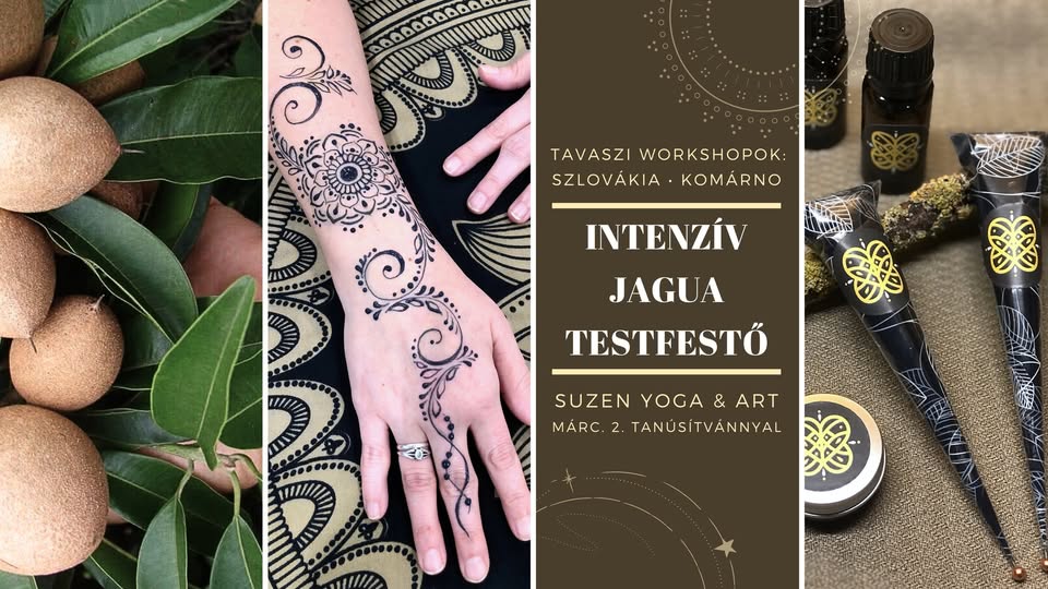 Intenzív Jagua Testfestő workshop ⚘ RévKomárom