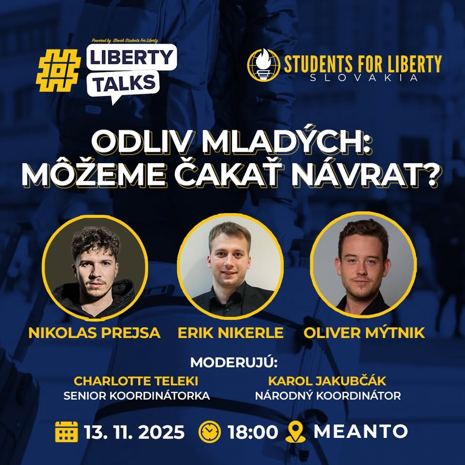 LibertyTalks | Odliv mladých: môžeme čakať návrat?