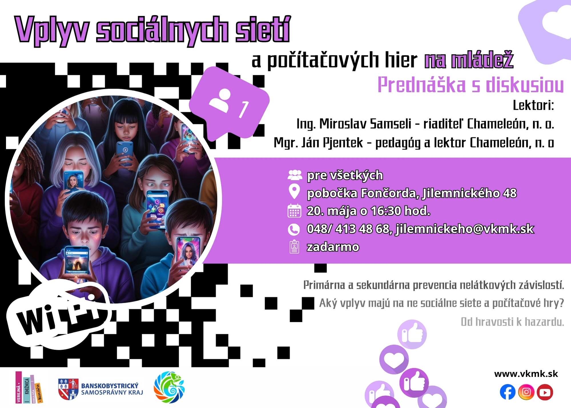 VPLYV SOCIÁLNYCH SIETÍ A POČÍTAČOVÝCH HIER NA MLÁDEŽ
