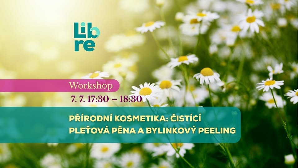 Workshop: Přírodní kosmetika: čistící pleťová pěna a bylinkový peeling