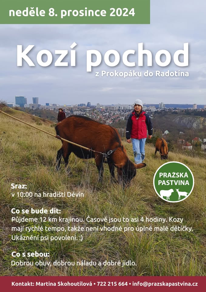 Kozí pochod z Prokopáku do Radotína