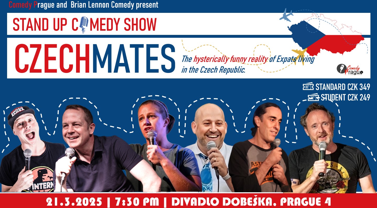 Epic Night of Comedy: Czechmates in Prague: The hysterically funny reality of Expats living in CR..
