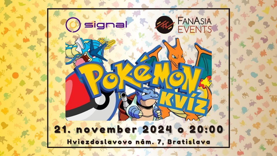 POKÉMON KVÍZ vol.6 v Signali