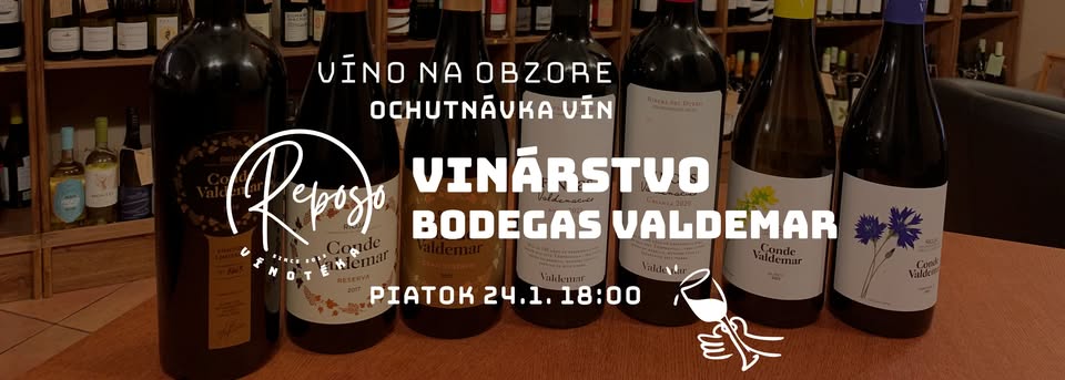 Ochutnávka vín | Bodegas Valdemar | 24.1.2025