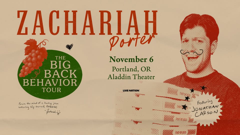 Zachariah Porter: The Big Back Behavior Tour