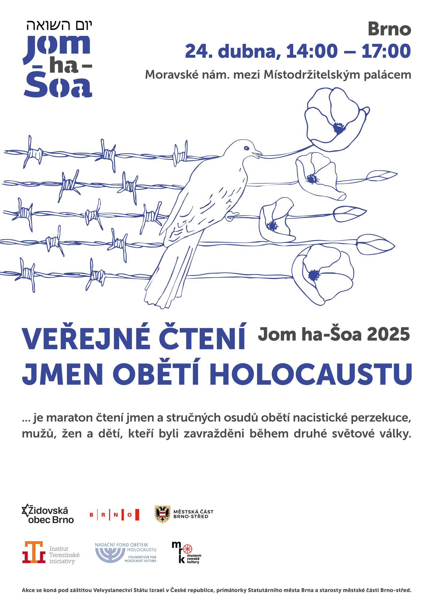 Jom ha-Šoa 2025: Brno