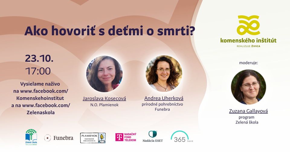 Webinár: Ako hovoriť s deťmi o smrti?