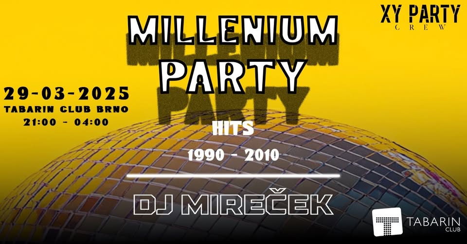 ⇨ MILLENIUM PARTY⇨ SATURDAY 29.03.2025