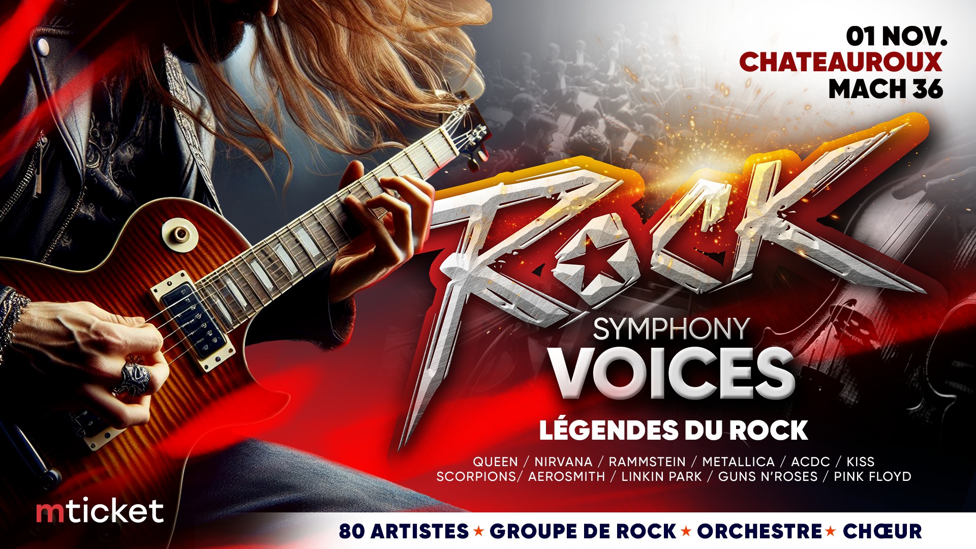 ROCK SYMPHONY VOICES à CHATEAUROUX !