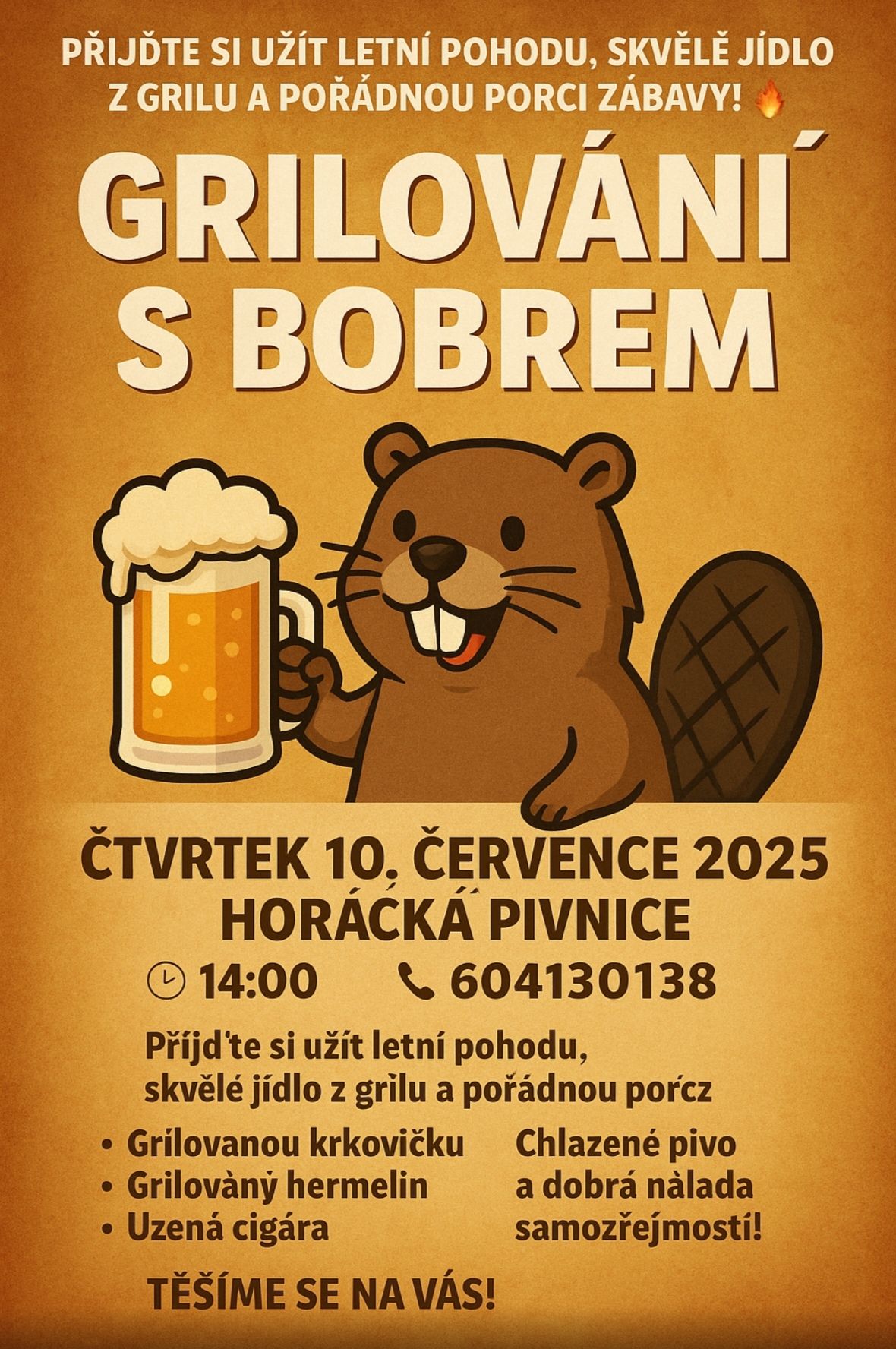 Grilování s Bobrem
