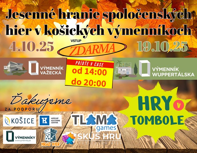 Jesenné hranie v košických výmenníkoch - Wuppertálska