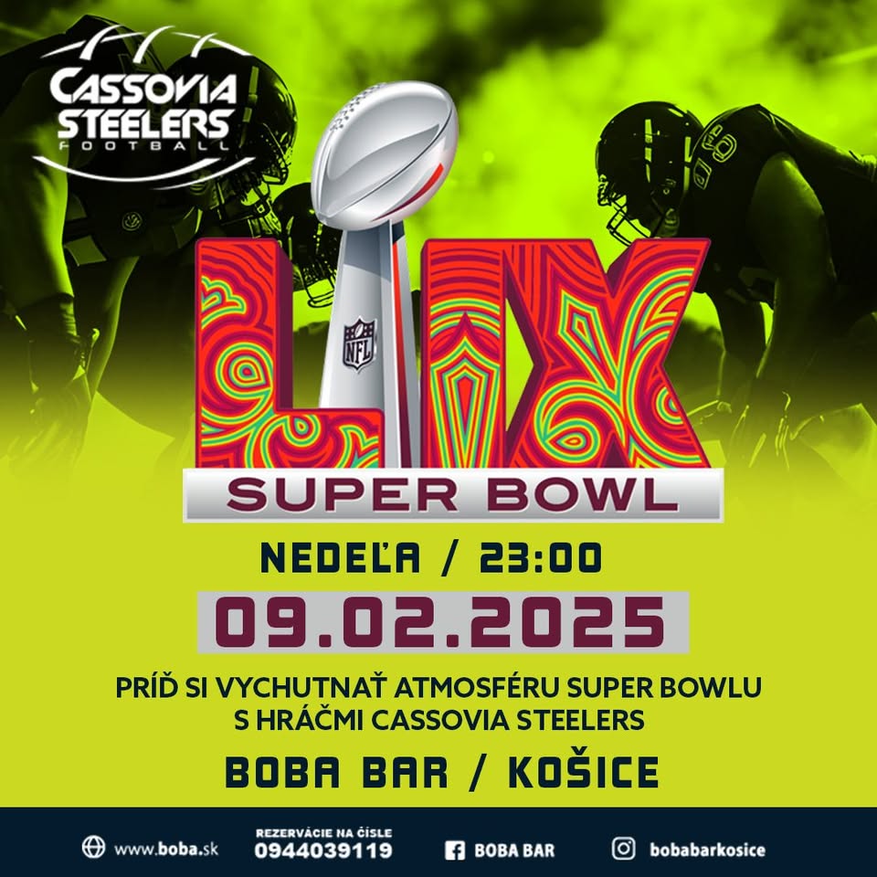 Super Bowl s Cassovia Steelers