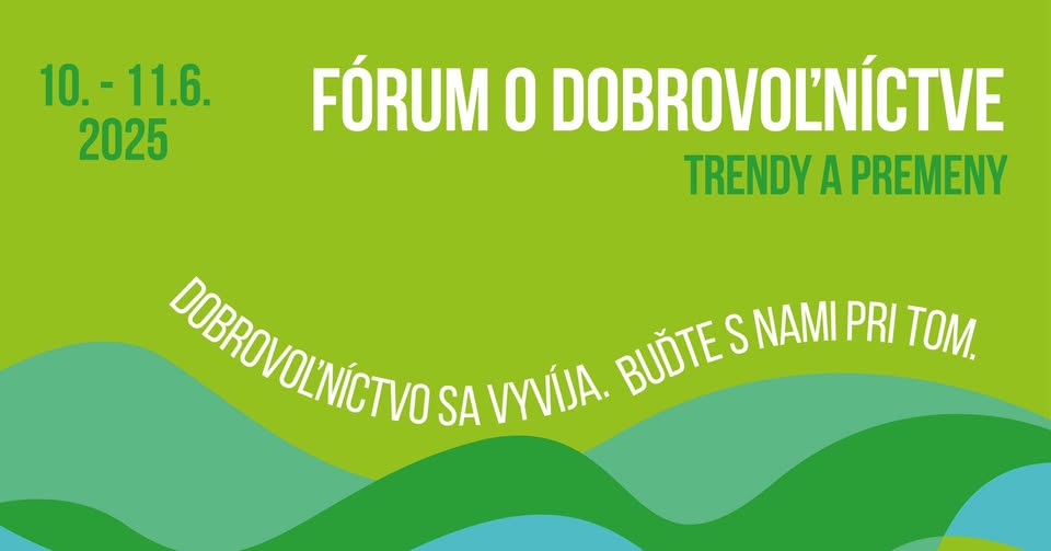 FÓRUM O DOBROVOĽNÍCTVE