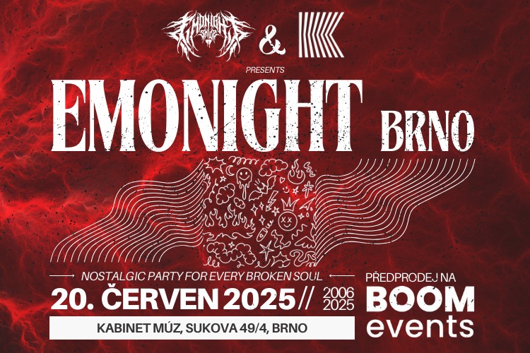 EMONIGHT BRNO - 20.6.2025 - Kabinet Múz