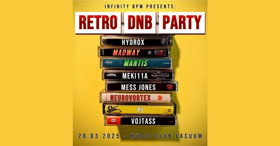 Infinity BPM Presents: ∞  RETRO DnB PARTY ∞