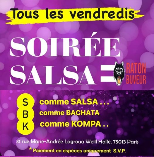 Soirée Salsa - Vendredi - Quartier BNF - Paris 13eme