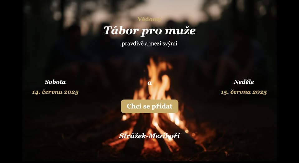 Vědomý Tábor pro muže