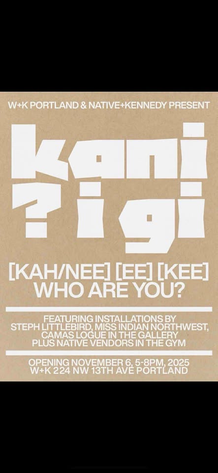 Native heritage Month Wieden+Kennedy portland (FREE EVENT)