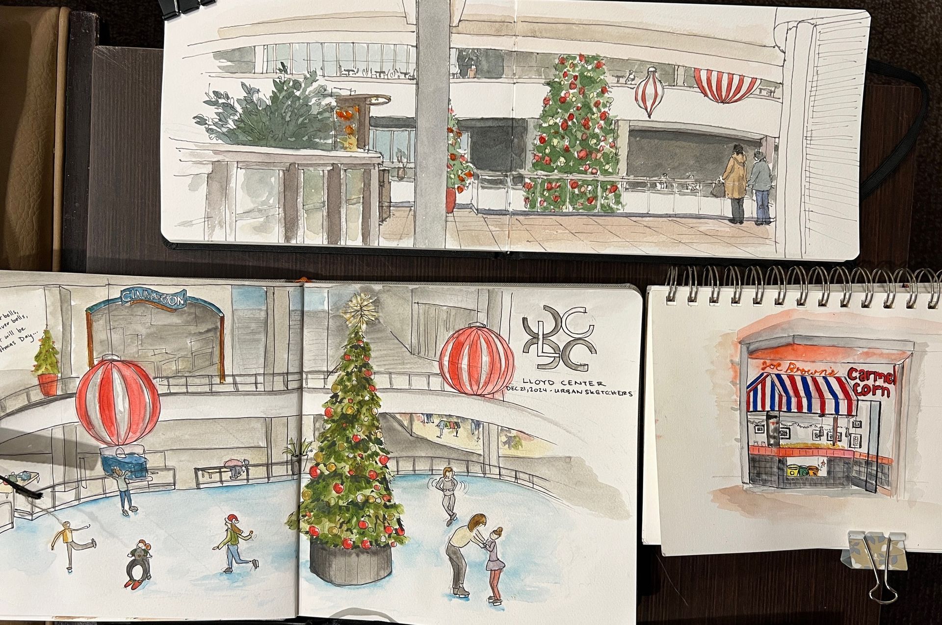 Dec 20 Sketchcrawl and Art Supply Swap at Lloyd Center