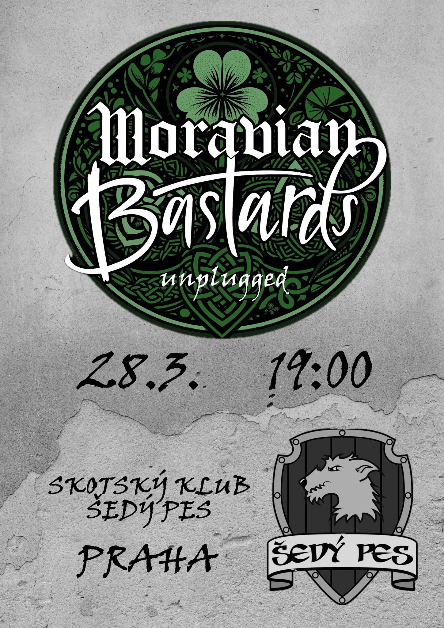Bastardi unplugged ve Skotském klubu Šedý pes v Praze