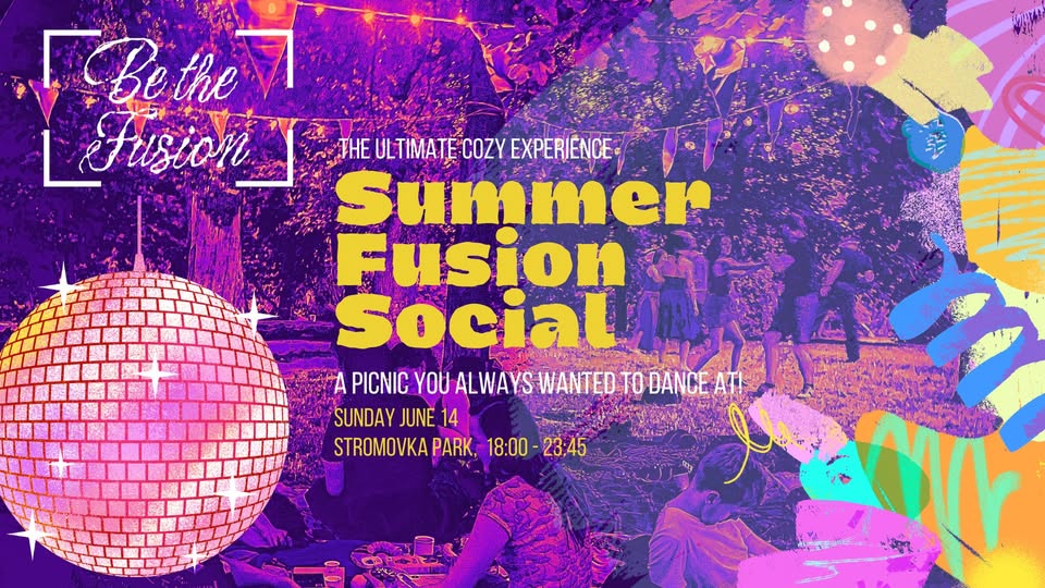 Summer Fusion Social. Your dreamy dance picnic.