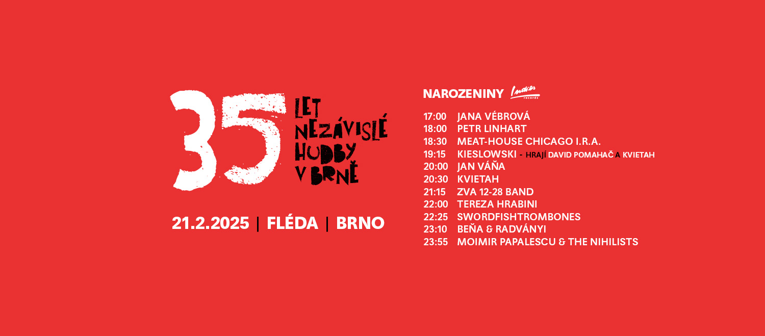 35 let Indies - Fléda, Brno - 21.2.2025