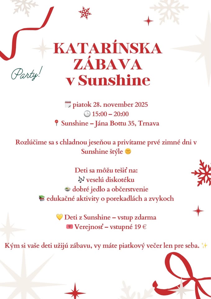 Katarínska zábava v Sunshine