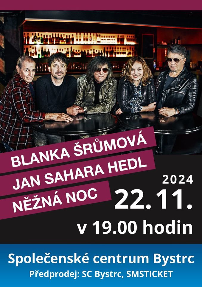 Něžná noc live v Brně - Bystrci
